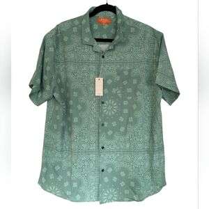 Negative Space Men’s Button Up Size XL Green NWT